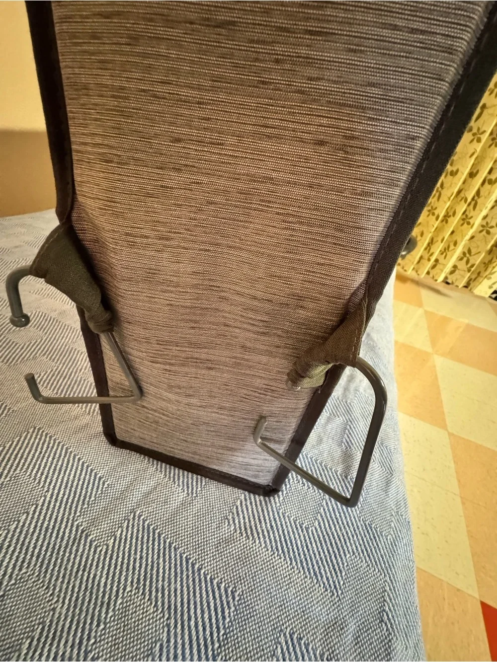 Hanging Closet Organizer Shelf - Gray Vertical Storage